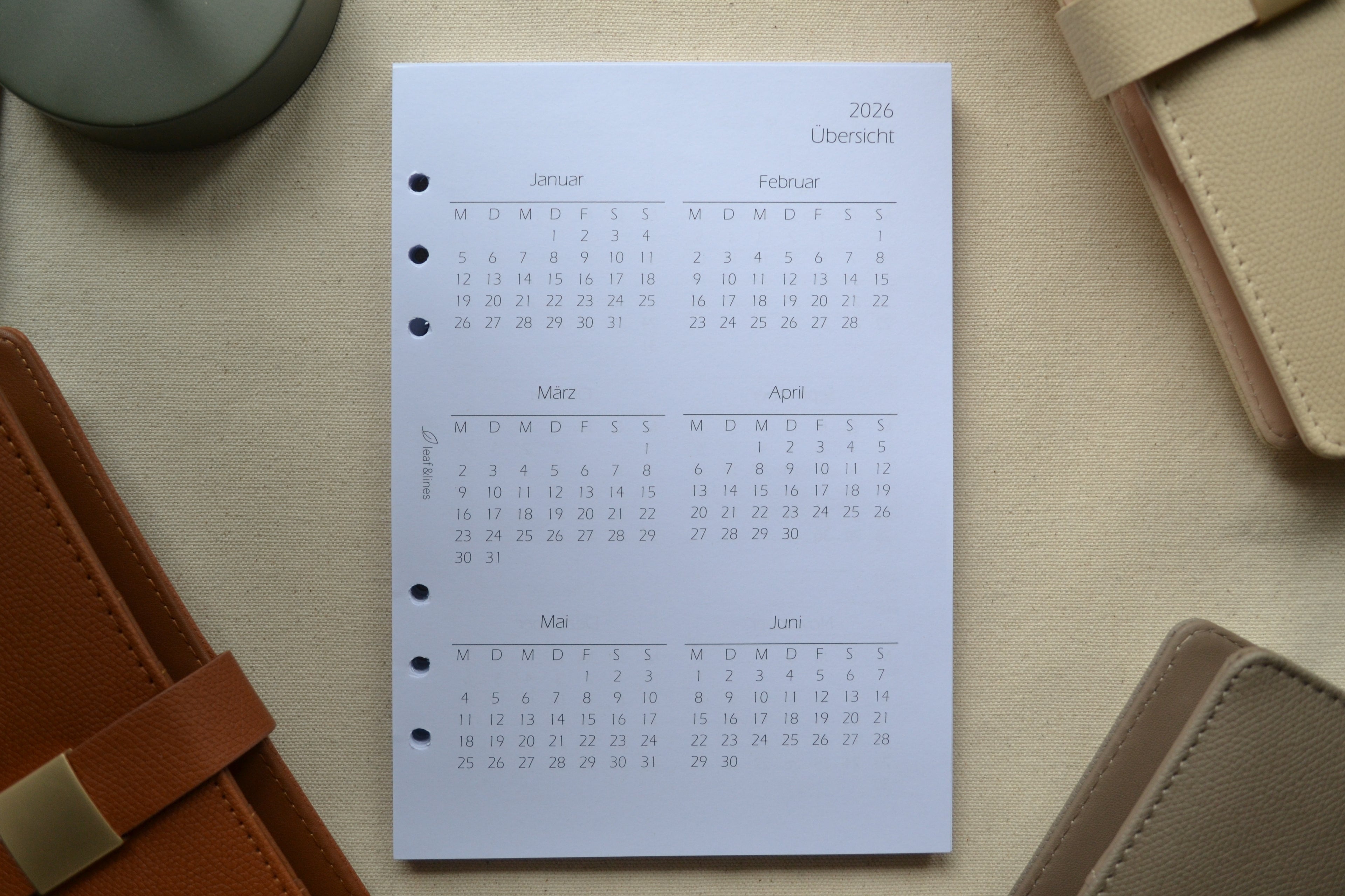 Jahresübersicht 2026